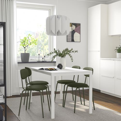 IKEA - MELLTORP, kitchen table, white, 125x75 cm