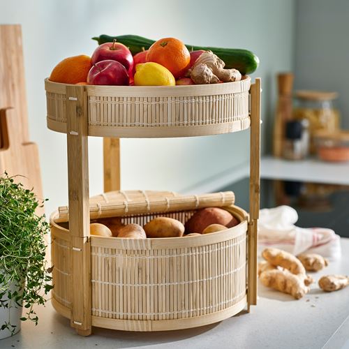 IKEA - KANELMOTT, sebze-meyve sepeti, bambu