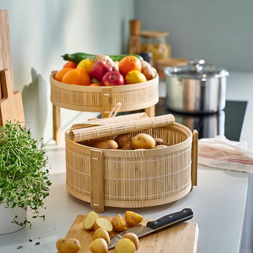 IKEA - KANELMOTT, sebze-meyve sepeti, bambu