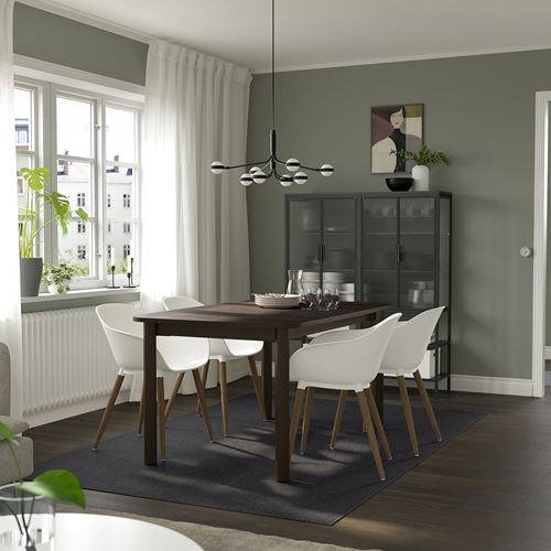 IKEA - STRANDTORP, extendable dining table, brown, seats 4-10