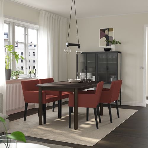 IKEA - STRANDTORP, extendable dining table, brown, seats 4-10