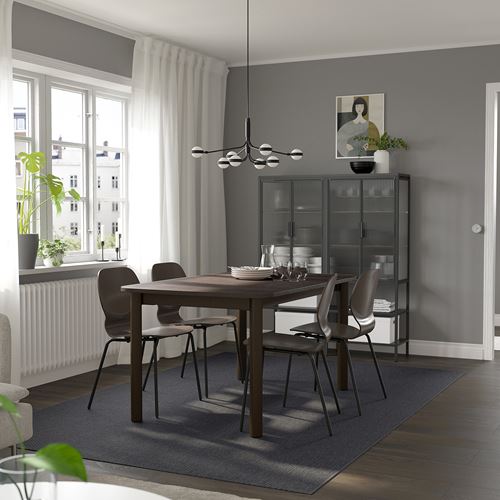 IKEA - STRANDTORP, extendable dining table, brown, seats 4-10