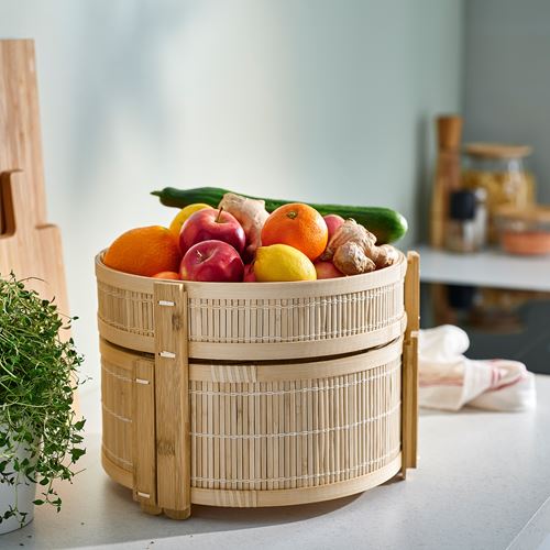 IKEA - KANELMOTT, sebze-meyve sepeti, bambu