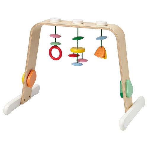 IKEA - LEKA, baby gym, multicolour, 59x43 cm