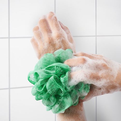 IKEA - ABYAN, body puff, multicolour