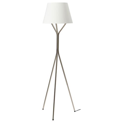 IKEA - BLANKFYR, yer lambası, nikelaj kaplama, 151 cm