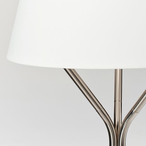 IKEA - BLANKFYR, yer lambası, nikelaj kaplama, 151 cm