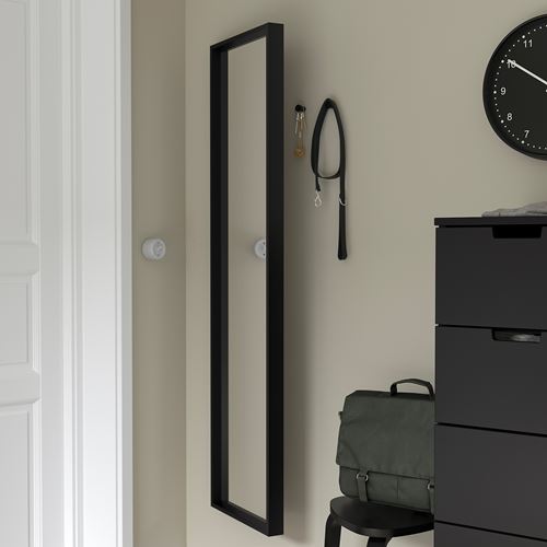 IKEA - NISSEDAL, cheval glass, black, 40x150 cm