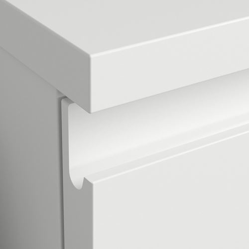 IKEA - STORKLINTA, bedside table, white, 40x50x53 cm