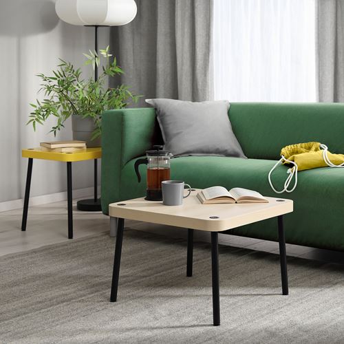 IKEA - SONHULT, nest of tables, yellow-birch effect