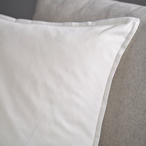 IKEA - GURLI, lace pillow cover, white, 50x50 cm