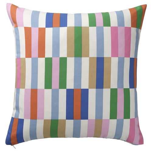 IKEA - KLIBBKORSÖRT, cushion cover, white/multicolour, 50x50 cm