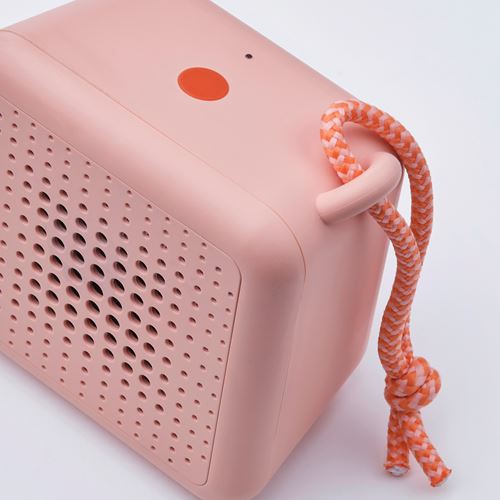 IKEA - VAPPEBY, taşınabilir bluetooth hoparlör, pembe