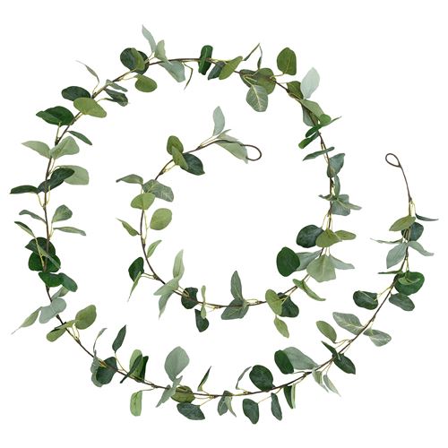 IKEA - VINTERFINT, artificial wreath, green, 3 m