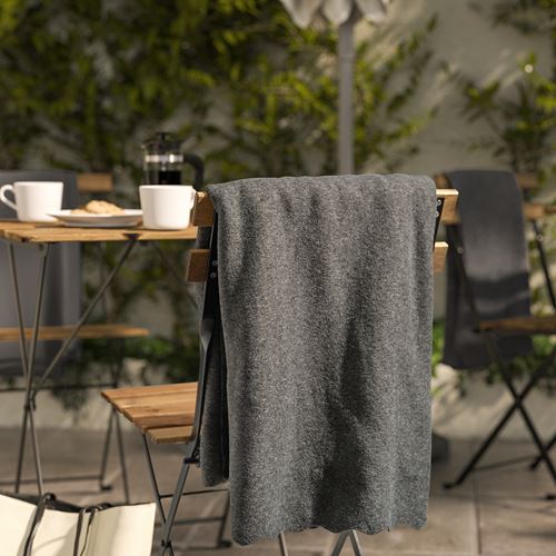 IKEA - DAGGKAPOR, örtü, koyu gri, 130x170 cm