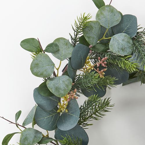 IKEA - VINTERFINT, artificial wreath, green, 45 cm