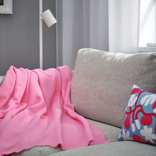 IKEA - DAGGKAPOR, örtü, pembe, 130x170 cm