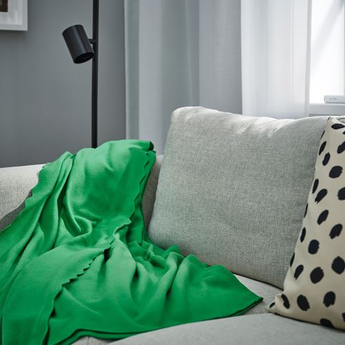 IKEA - DAGGKAPOR, throw, green, 130x170 cm