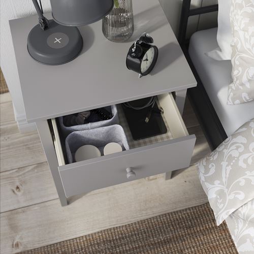 IKEA - GULLABERG, bedside table, grey, 53x43x69 cm