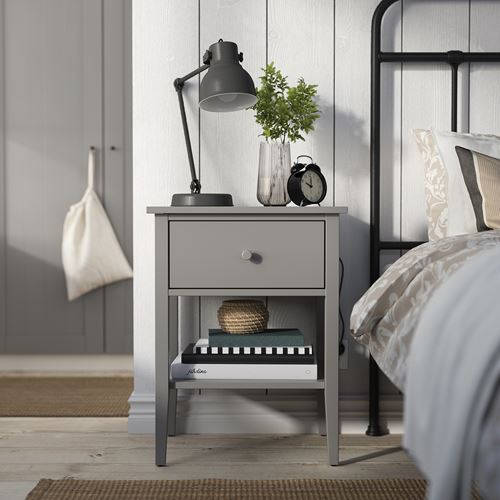 IKEA - GULLABERG, bedside table, grey, 53x43x69 cm