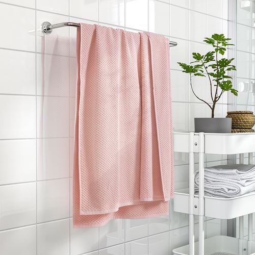 IKEA - GULVIAL, bath sheet, pale pink, 100x150 cm