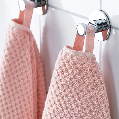 IKEA - GULVIAL, hand towel, pale pink, 30x30 cm