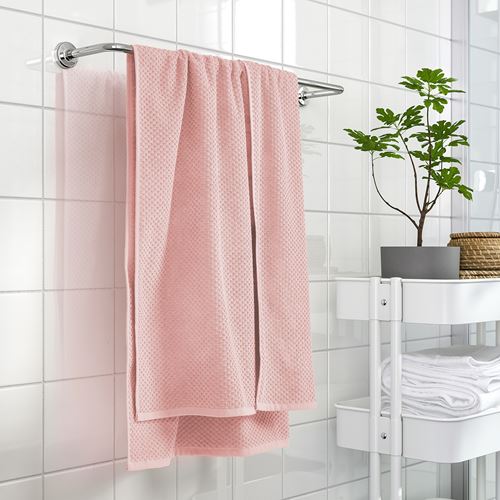 IKEA - GULVIAL, bath sheet, pale pink, 70x140 cm