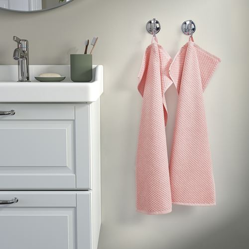 IKEA - GULVIAL, hand towel, pale pink, 40x70 cm