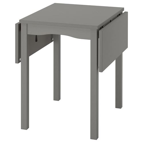 IKEA - HAUGA, folding kitchen table, grey, seats 2-4