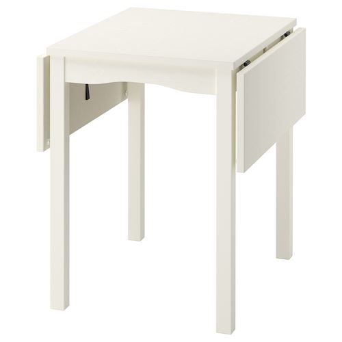 IKEA - HAUGA, folding kitchen table, white, seats 2-4