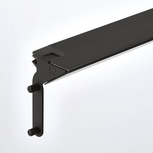 IKEA - ÖVERSIDAN, LED'li sensörlü dolap aydınlatması, koyu gri, 71 cm