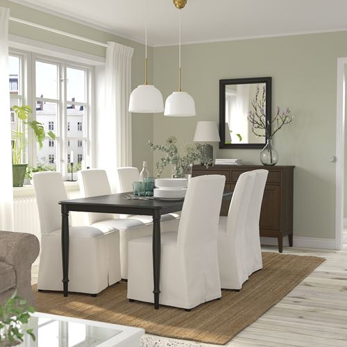 IKEA - MUDDERVERK, pendant lamp, brass-white