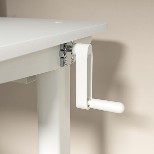 IKEA - RELATERA, height adjustable children's desk, white, 117x60 cm