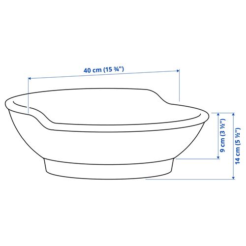 IKEA - VASTERSJON, lavabo, beyaz, 40 cm