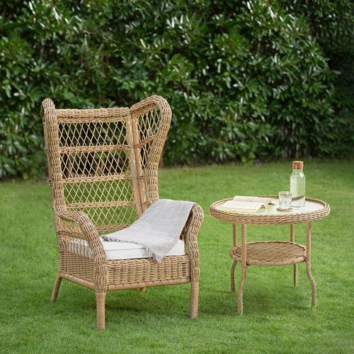 IKEA - RISHOLMEN, bahçe sehpası, kahverengi