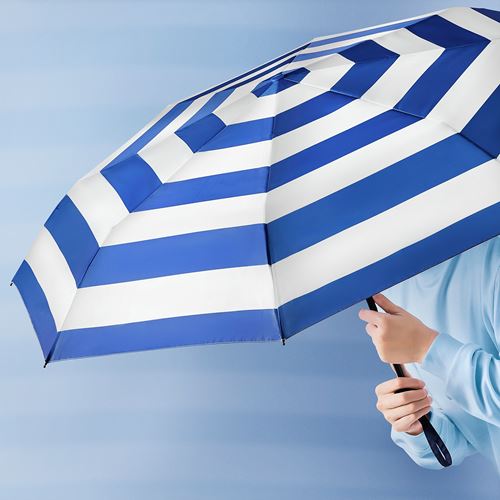 IKEA - KNALLA, umbrella, blue-white