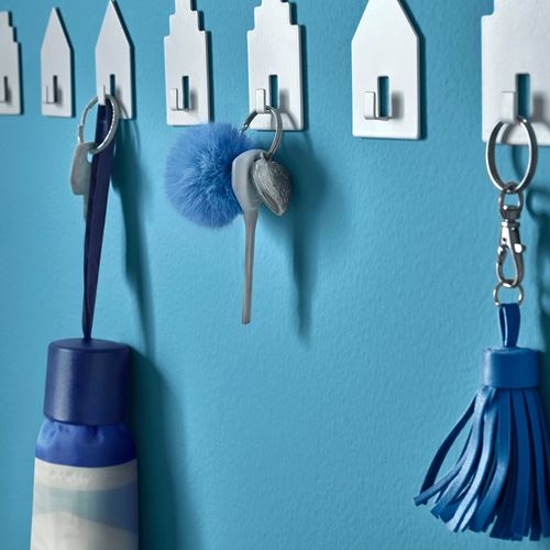 IKEA - KNALLA, umbrella, blue-white