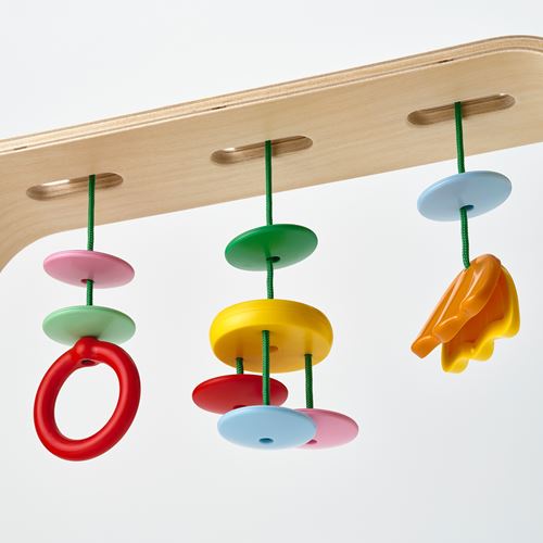 IKEA - LEKA, baby gym, multicolour, 59x43 cm
