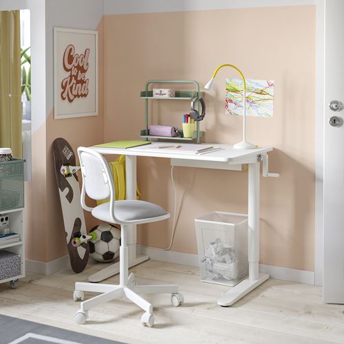 IKEA - RELATERA, kid's desk, white, 90x60 cm