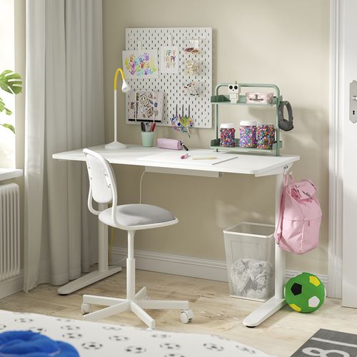 IKEA - RELATERA, kid's desk, white, 117x60 cm