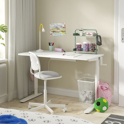 IKEA - RELATERA, kid's desk, white, 117x60 cm