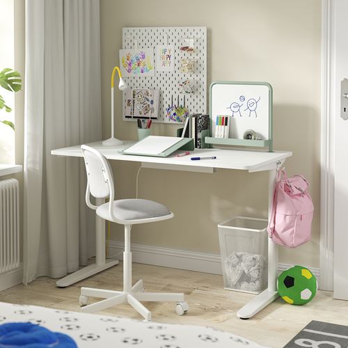 IKEA - RELATERA, fixable writing board, light grey-green