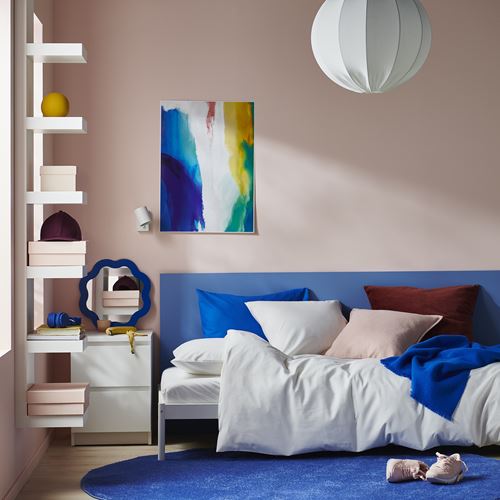 IKEA - PILTANDVINGE, tek kişilik nevresim seti, beyaz, 150x200/50x60 cm