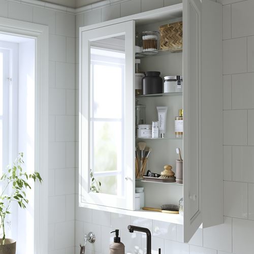 IKEA - TANNFORSEN, banyo duvar dolabı, beyaz, 80x15x95 cm