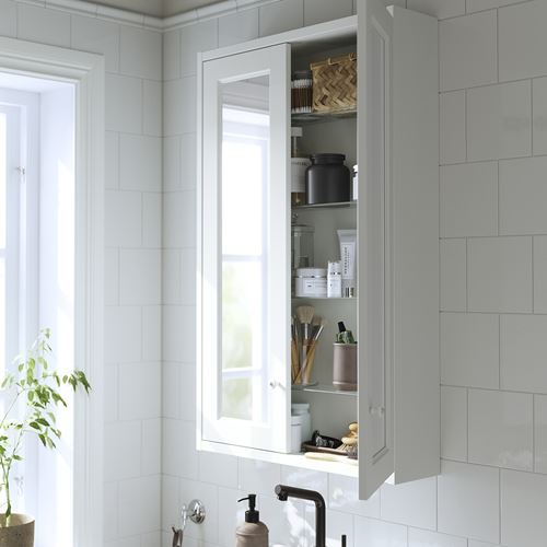 IKEA - TANNFORSEN, banyo duvar dolabı, beyaz, 60x15x95 cm