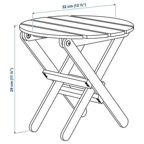 IKEA - VILDAPEL, plant stand, bamboo, 29 cm