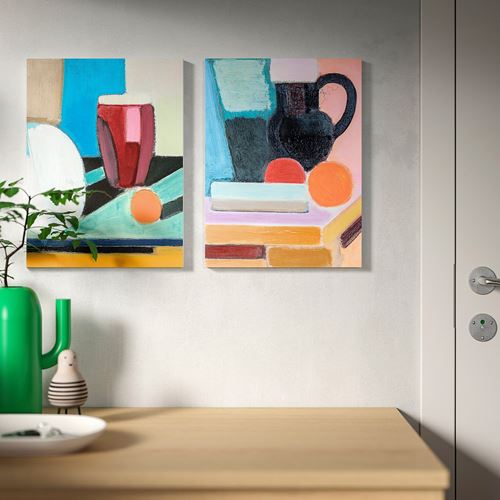 IKEA - PJATTERYD, picture, multicolour, 30x40 cm