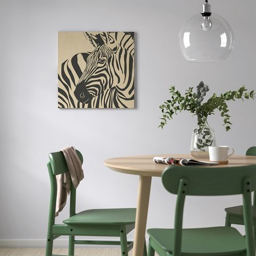 IKEA - PJATTERYD, resim, çok renkli, 56x56 cm
