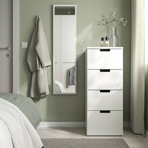 IKEA - LILJETRAD, cheval glass, white, 30x115 cm