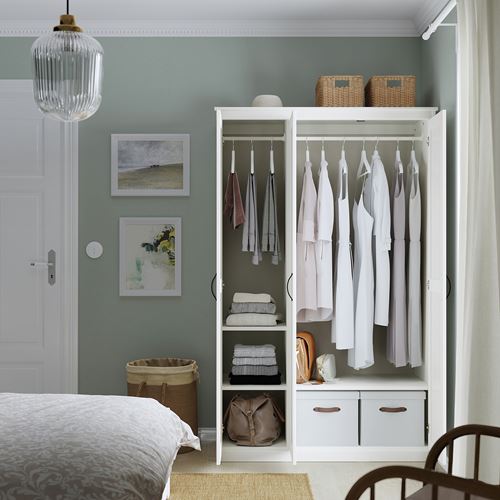 IKEA - SONGESAND, wardrobe, white, 120x60x191 cm